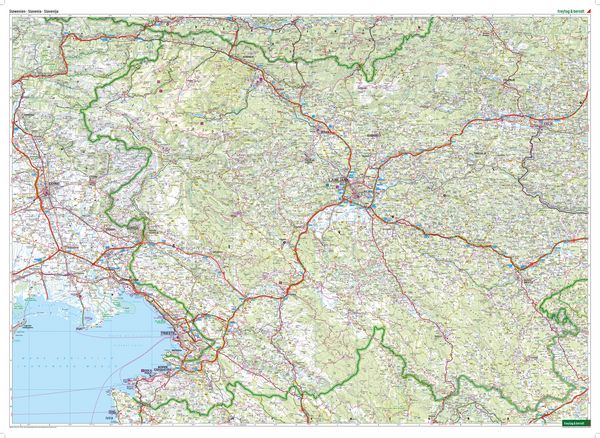 Produktbild: freytag & berndt Stra&szlig;enkarte Slowenien 1:150.000