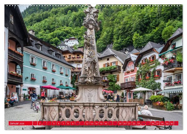 Produktbild: Hallstatt Impressionen (hochwertiger Premium Wandkalender 2026 DIN A2 quer), Kunstdruck in Hochglanz