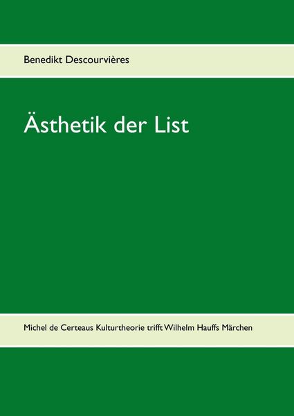 Produktbild: &Auml;sthetik der List