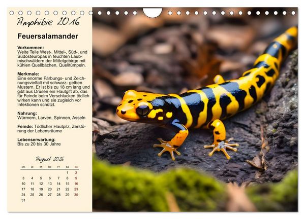 Produktbild: Wildtiere des Jahres (Wandkalender 2026 DIN A4 quer), CALVENDO Monatskalender