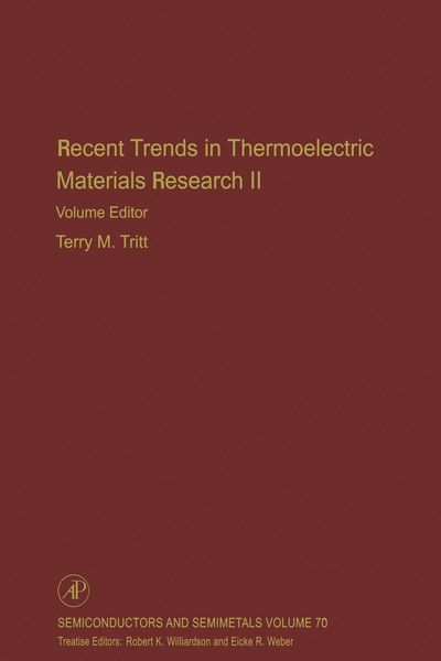 Produktbild: Recent Trends in Thermoelectric Materials Research, Part Two