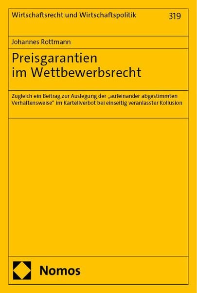 Produktbild: Preisgarantien im Wettbewerbsrecht