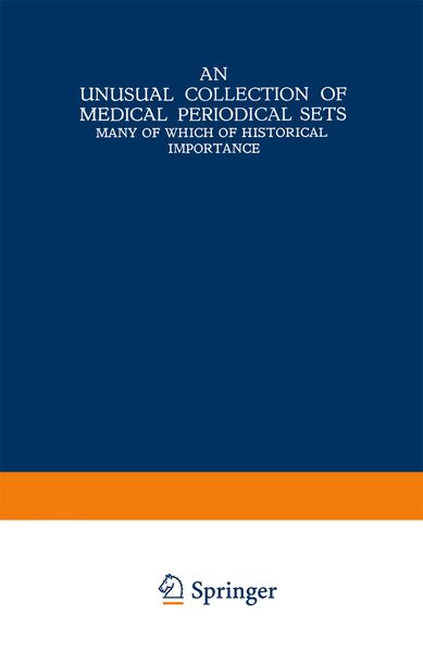 Produktbild: An Unusual Collection of Medical Periodical Sets