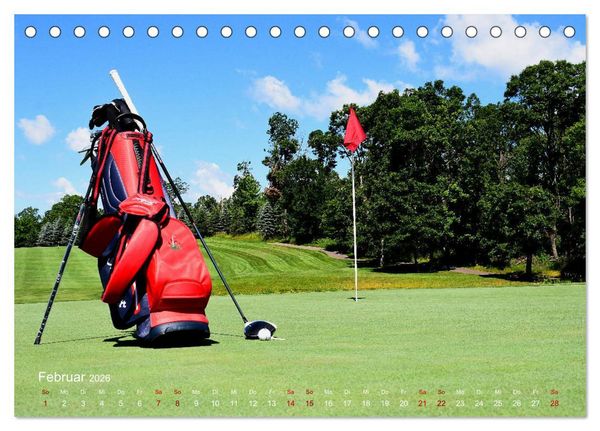 Produktbild: Passion Golf (Tischkalender 2026 DIN A5 quer), CALVENDO Monatskalender