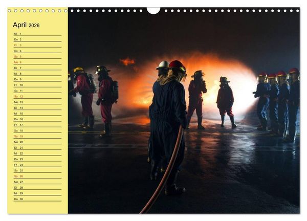 Produktbild: Die Feuerwehr. U.S. Firefighter im Einsatz (Wandkalender 2026 DIN A3 quer), CALVENDO Monatskalender