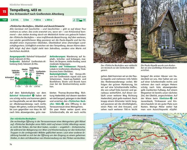 Produktbild: ROTHER Wanderbuch Genusswandern mit der Wiener S-Bahn. 30 Wanderungen in und um Wien