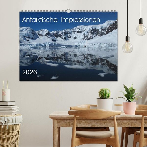 Produktbild: Antarktische Impressionen (Wandkalender 2026 DIN A2 quer), CALVENDO Monatskalender