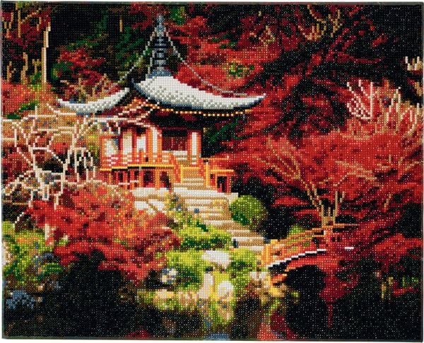 Craft Buddy CAK-A50 - Japanese Temple, 40x50cm Crystal Art Kit, Diamond Painting