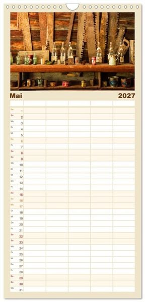 Produktbild: Familienplaner 2027 - Wo der Wind Wohnt, Amerikas Lost Places mit 5 Spalten (Wandkalender, 21 x 45 cm) CALVENDO