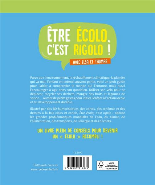 Produktbild: Etre &eacute;colo, c'est rigolo ! : avec Elsa et Thomas