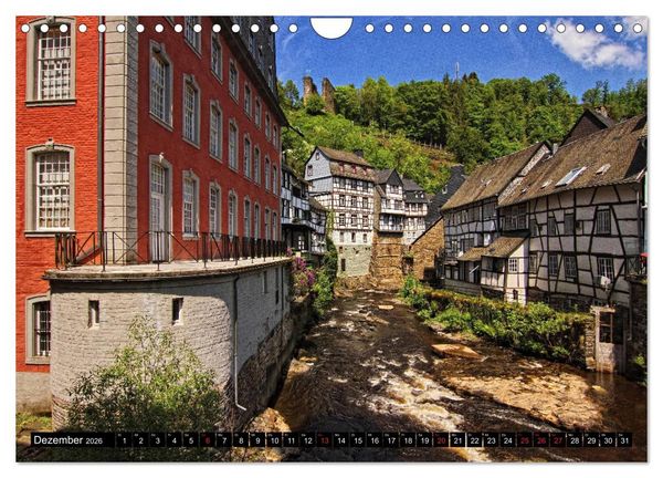 Produktbild: Stadtansichten, Monschau die Altstadt (Wandkalender 2026 DIN A4 quer), CALVENDO Monatskalender