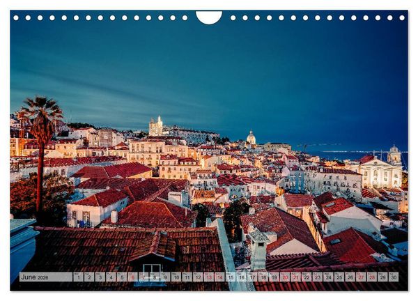 Produktbild: Lisbon - Perspectives (Wall Calendar 2026 DIN A4 landscape), CALVENDO 12 Month Wall Calendar