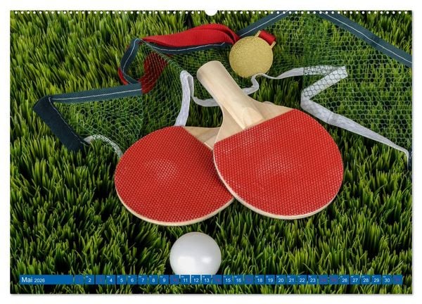 Produktbild: Tischtennis - Der am schnellsten gespielte Sport der Welt (Wandkalender 2026 DIN A2 quer), CALVENDO Monatskalender