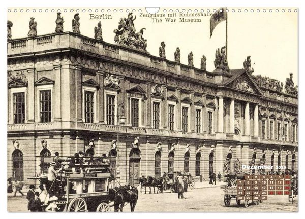Produktbild: Gr&uuml;&szlig;e aus Berlin &ndash; Die Stadt in historischen Ansichten (Wandkalender 2026 DIN A3 quer), CALVENDO Monatskalender