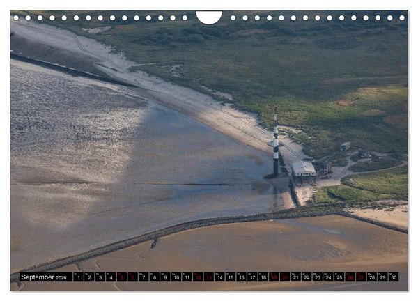 Produktbild: Das Wattenmeer von oben (Wandkalender 2026 DIN A4 quer), CALVENDO Monatskalender