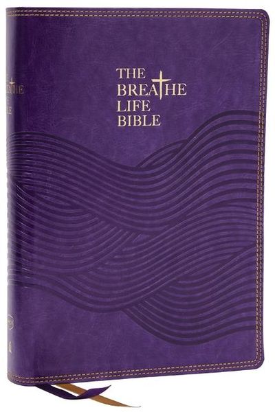 Produktbild: The Breathe Life Holy Bible: Faith in Action (Nkjv, Purple Leathersoft, Red Letter, Comfort Print)