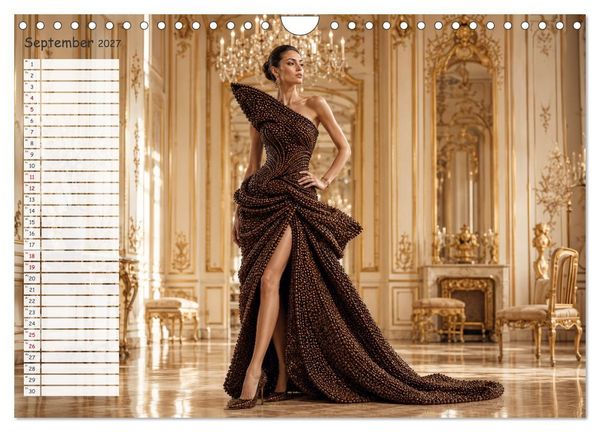 Produktbild: Caf&eacute; Couture (Wandkalender 2027 DIN A4 quer), CALVENDO Monatskalender
