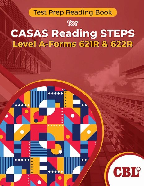 Produktbild: Test Prep Reading Book for CASAS Reading STEPS Level A-Forms 621R and 622R