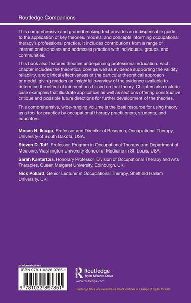 Produktbild: Routledge Companion to Occupational Therapy
