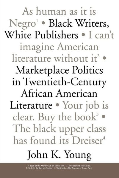 Produktbild: Black Writers, White Publishers