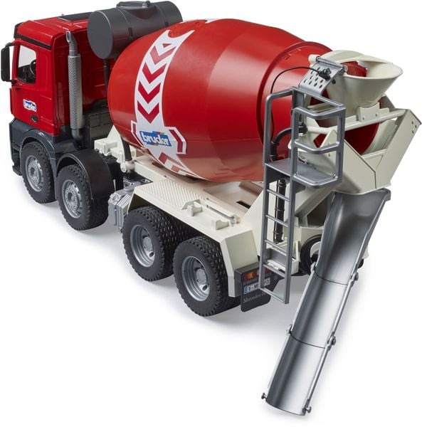 Produktbild: Bruder Baufahrzeug Modell Mercedes Benz Arocs Betonmischer Fertigmodell LKW Modell