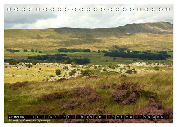 Produktbild: Traumhafte Yorkshire Dales (Tischkalender 2026 DIN A5 quer), CALVENDO Monatskalender