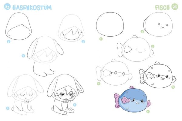 Produktbild: 300 Motive zeichnen &ndash; Kawaii