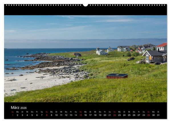 Produktbild: Sommer auf den Lofoten (hochwertiger Premium Wandkalender 2026 DIN A2 quer), Kunstdruck in Hochglanz