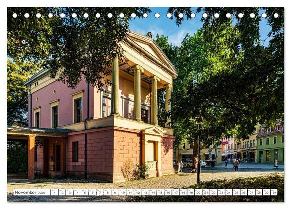 Produktbild: Kulturstadt Weimar - Stadt der Klassiker (Tischkalender 2026 DIN A5 quer), CALVENDO Monatskalender