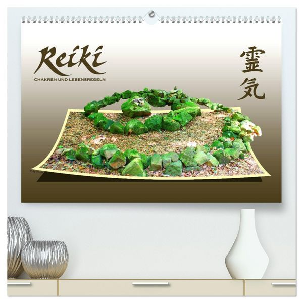 Produktbild: REIKI - Chakren und Lebensregeln (hochwertiger Premium Wandkalender 2026 DIN A2 quer), Kunstdruck in Hochglanz