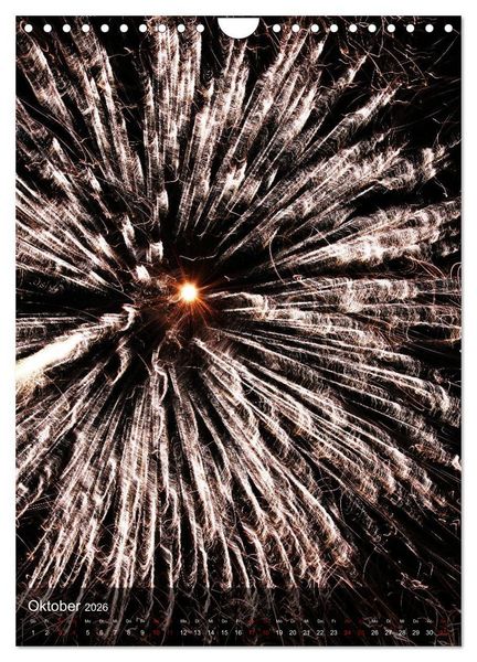 Produktbild: FEUERWERK - Lichtspiele (Wandkalender 2026 DIN A4 hoch), CALVENDO Monatskalender
