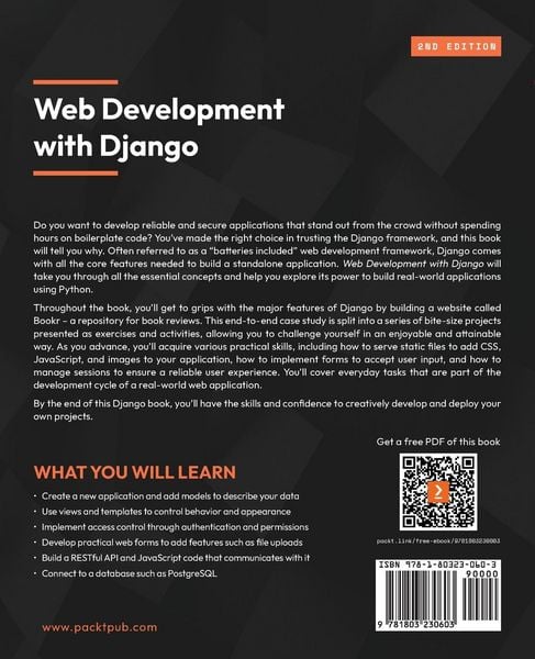 Produktbild: Web Development with Django - Second Edition