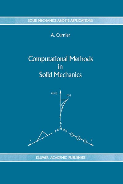Produktbild: Computational Methods in Solid Mechanics