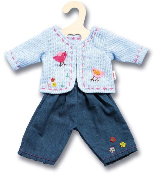 Produktbild: Puppen-Jacke mit Jeans, klein, Gr. 28-35 cm