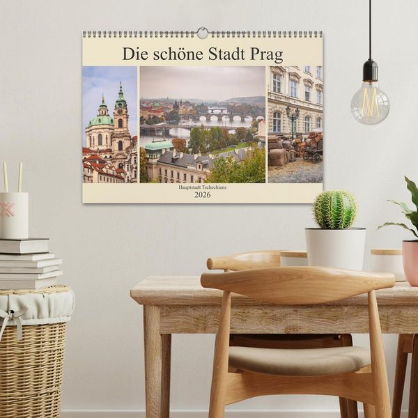 Produktbild: Die sch&ouml;ne Stadt Prag (Wandkalender 2026 DIN A3 quer), CALVENDO Monatskalender