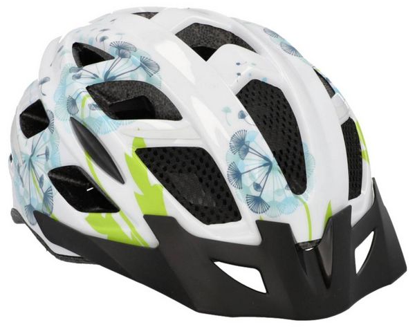 Produktbild: FISCHER FAHRRAD Urban Flower Fahrrad-Helm Schwarz Konfektionsgr&ouml;&szlig;e=S/M Kopfumfang=55-59cm