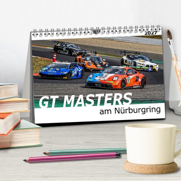 Produktbild: GT Masters am N&uuml;rburgring (Tischkalender 2027 DIN A5 quer), CALVENDO Monatskalender
