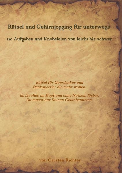 Produktbild: R&auml;tsel und Gehirnjogging f&uuml;r unterwegs