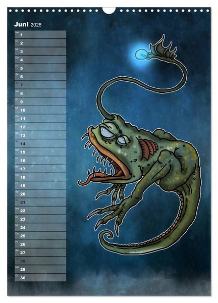 Produktbild: Bestiarium Vladi Krafft (Wandkalender 2026 DIN A3 hoch), CALVENDO Monatskalender