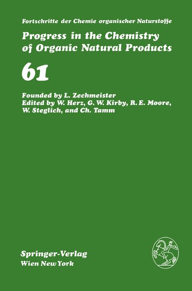 Produktbild: Fortschritte der Chemie organischer Naturstoffe / Progress in the Chemistry of Organic Natural Products
