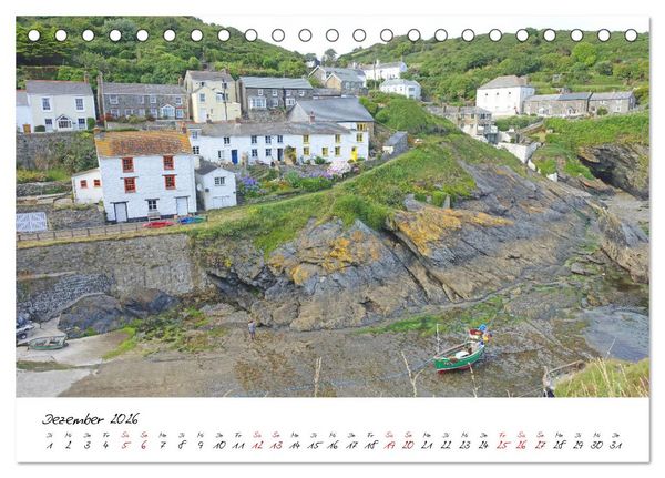 Produktbild: Cornwall. Der malerische S&uuml;dwesten Englands (Tischkalender 2026 DIN A5 quer), CALVENDO Monatskalender
