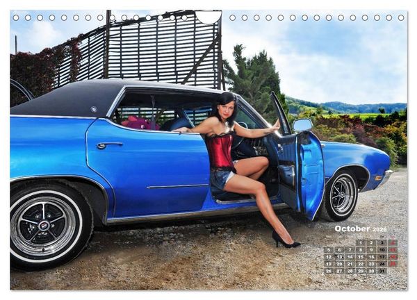 Produktbild: Girls and Cars (Wall Calendar 2026 DIN A4 landscape), CALVENDO 12 Month Wall Calendar