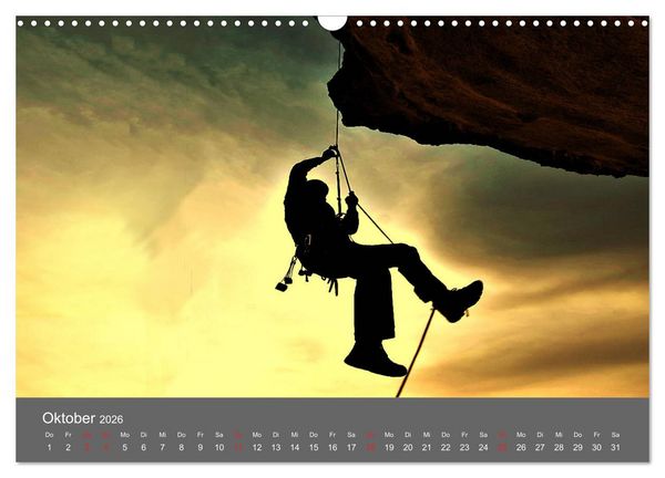 Produktbild: Bergsteigen - Extremsport am Limit (Wandkalender 2026 DIN A3 quer), CALVENDO Monatskalender