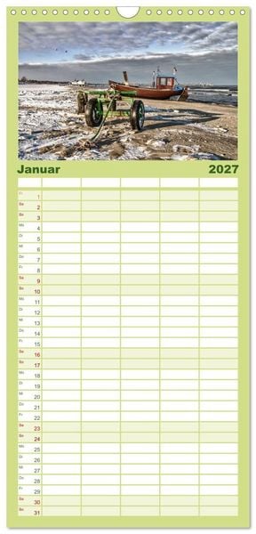 Produktbild: Familienplaner 2027 - Die Insel Usedom in Bildern mit 5 Spalten (Wandkalender, 21 x 45 cm) CALVENDO
