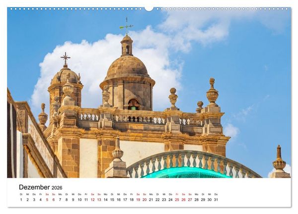 Produktbild: Las Palmas de Gran Canaria - eine gro&szlig;artige Stadt (Wandkalender 2026 DIN A2 quer), CALVENDO Monatskalender