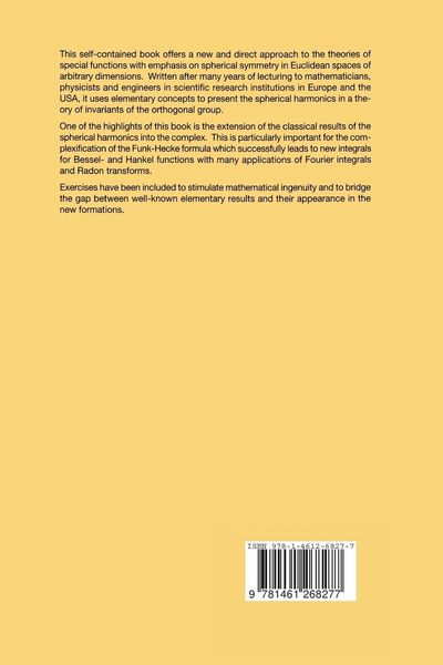 Produktbild: Analysis of Spherical Symmetries in Euclidean Spaces