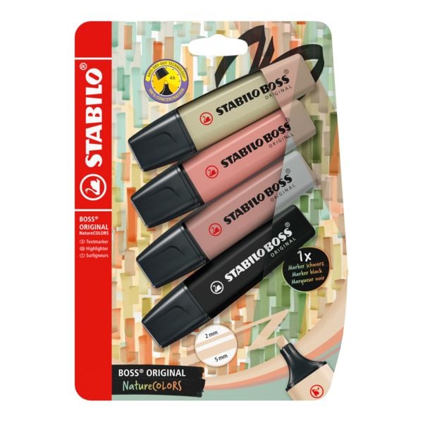 Produktbild: STABILO Textmarker BOSS ORIGINAL NatureCOL.