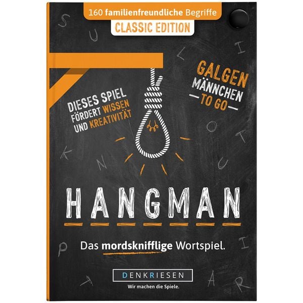 Produktbild: DENKRIESEN - HANGMAN&reg; - CLASSIC EDITION "Galgenm&auml;nnchen TO GO"