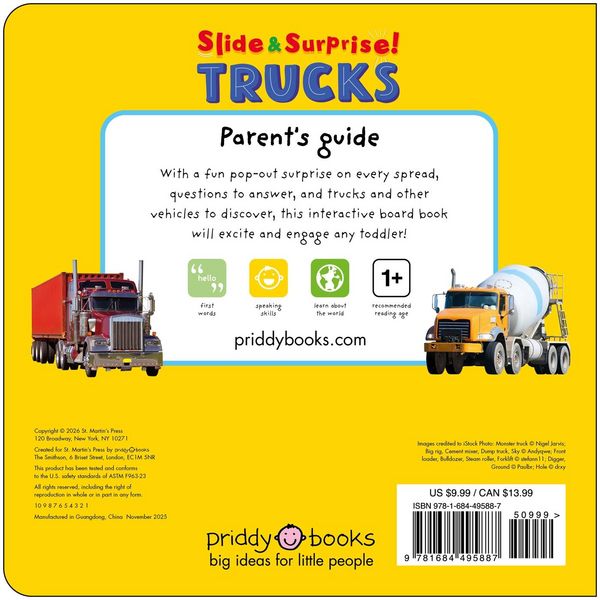 Produktbild: Books, P: Trucks and Things That Go (Slide & Surprise)