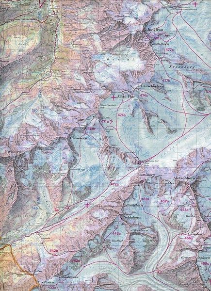 Produktbild: Swisstopo 1 : 50 000 Jungfrau Ski